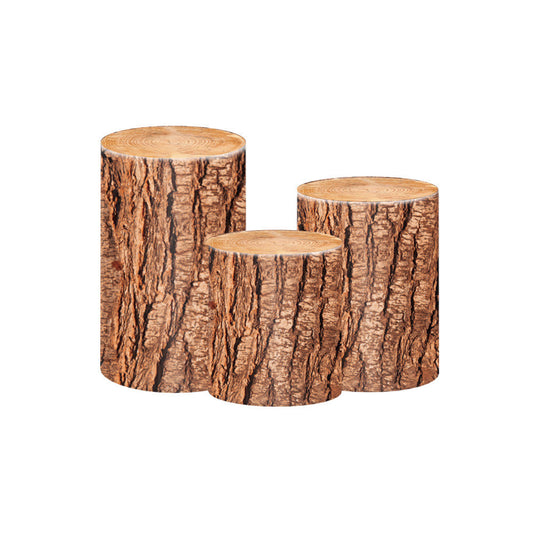 Photo of Tree Stump Round Cylinder Pedestal Cover